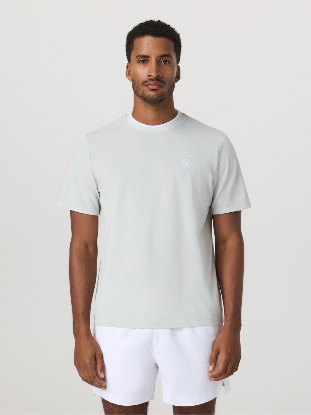 Vuori Gamepoint Tee XXL Moonstone - Relaxed Fit Performance Shirt